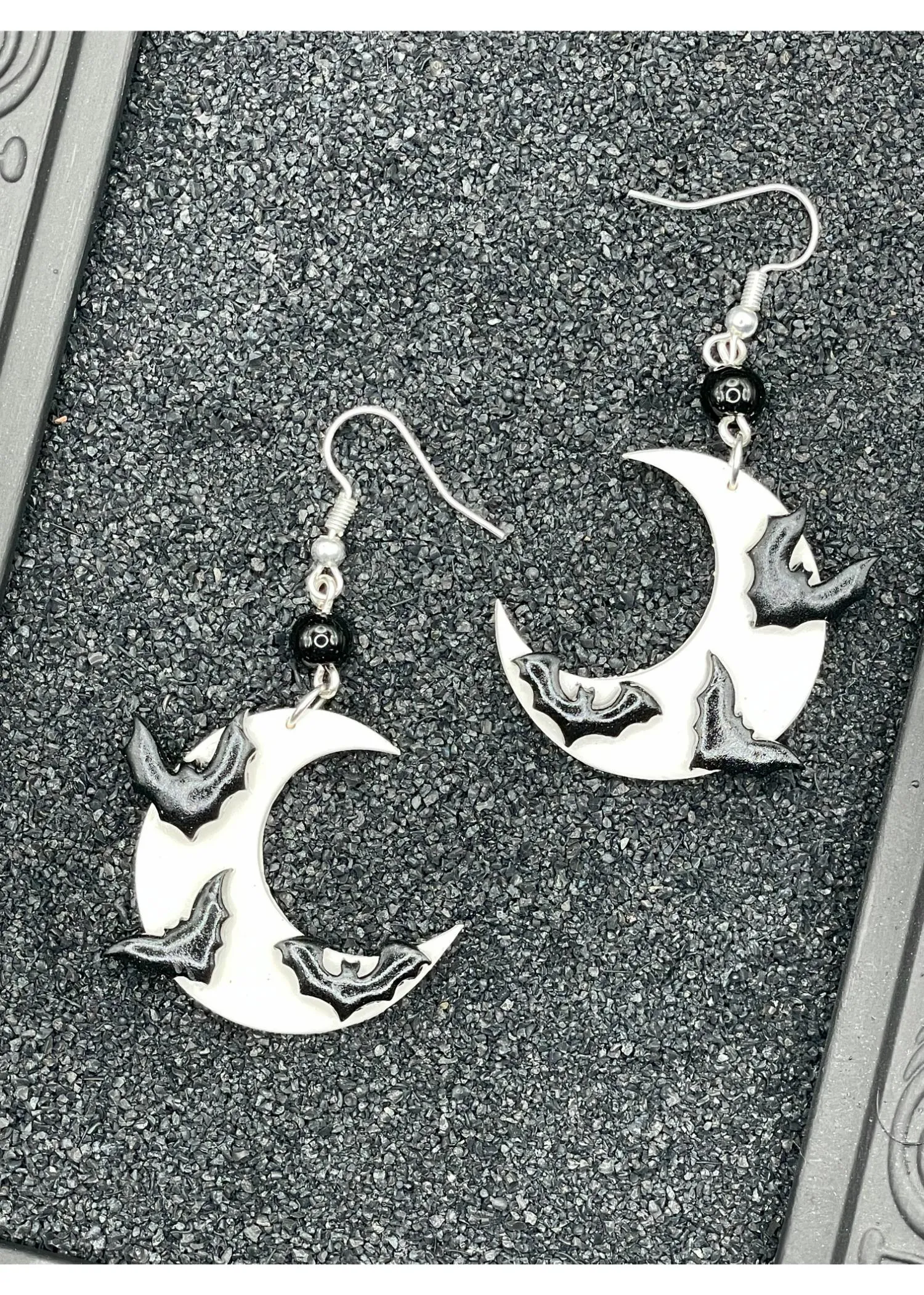 Salem Moon and Bats Earrings sold by Modcloth
