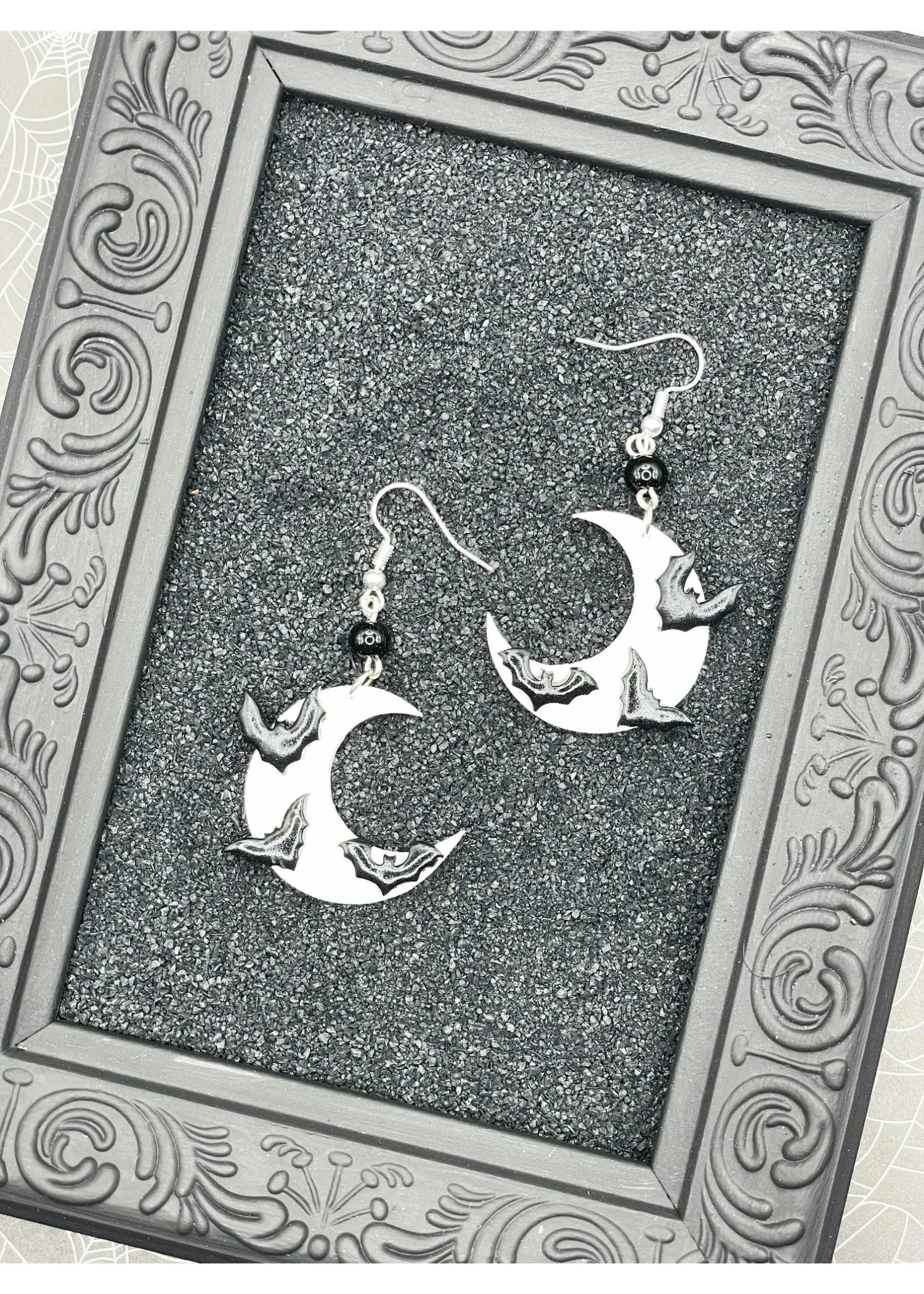 Salem Moon and Bats Earrings sold by Modcloth product image thumbnail 3