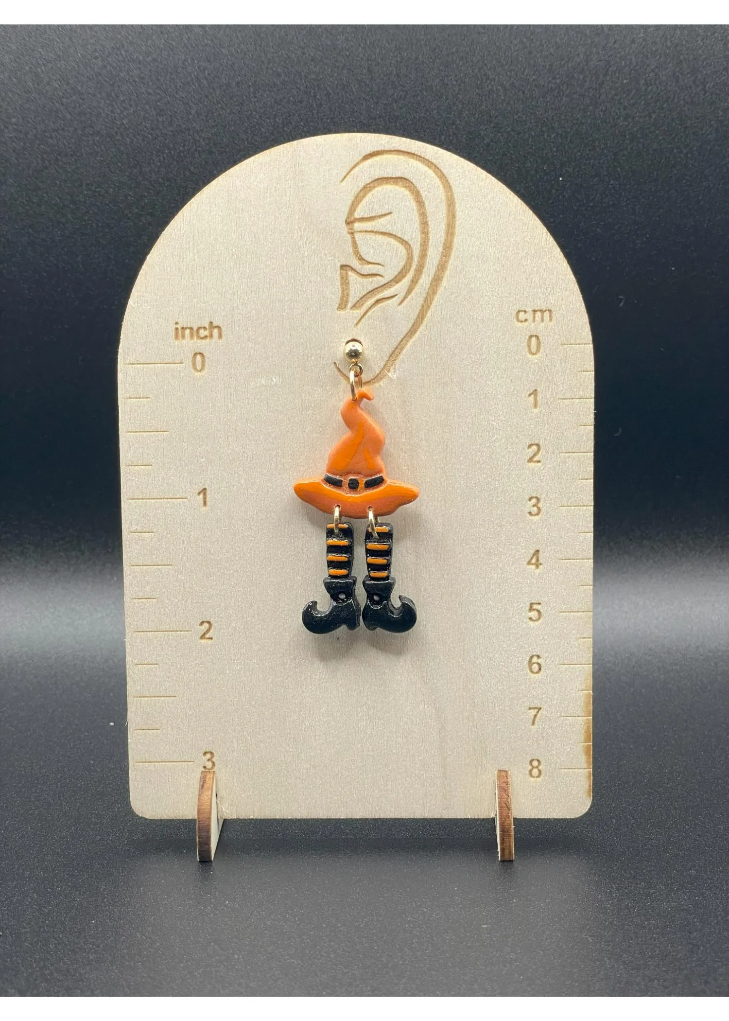 Salem Witch Hat Stockings Earrings sold by Modcloth product image thumbnail 2
