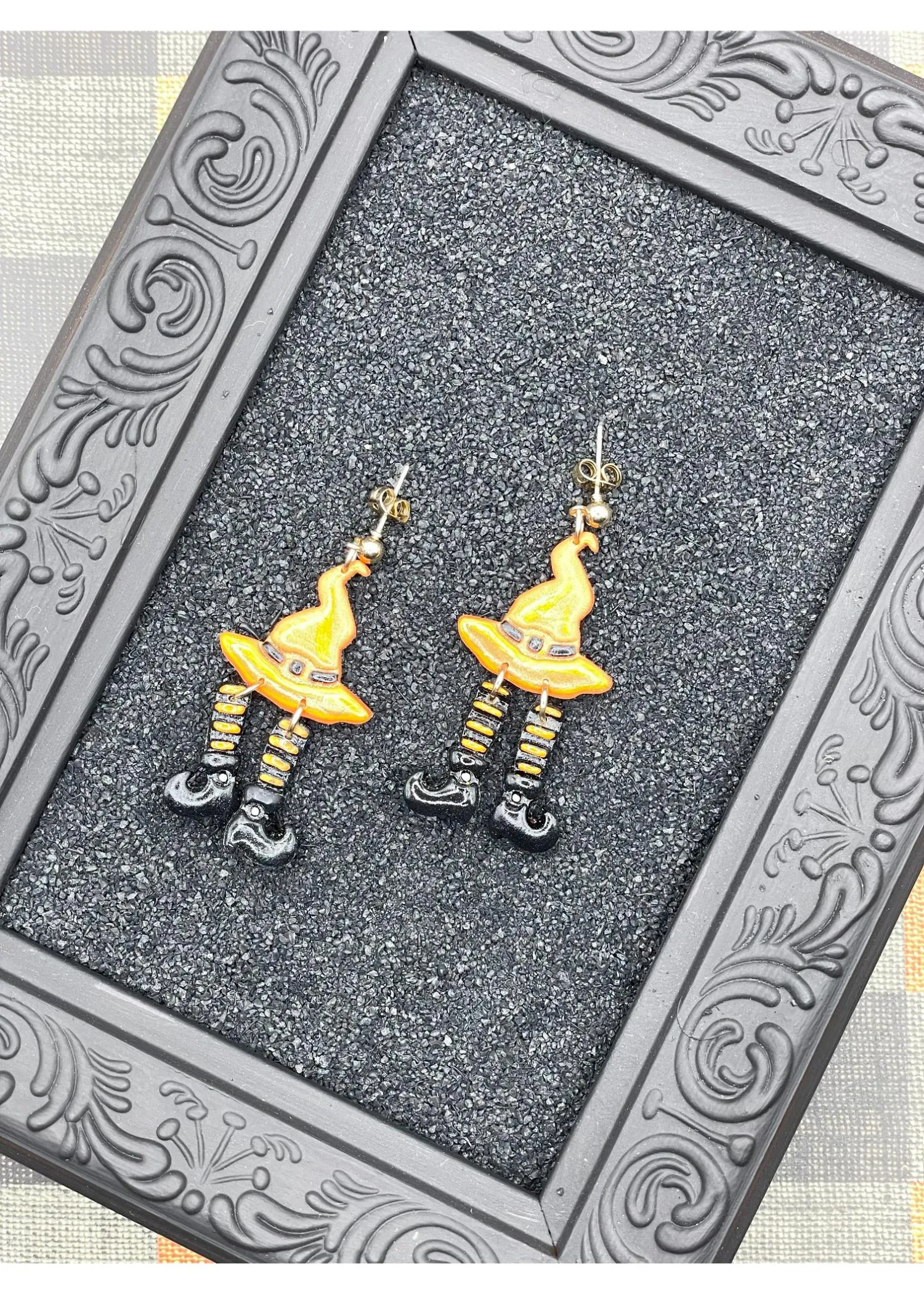 Salem Witch Hat Stockings Earrings sold by Modcloth product image thumbnail 3