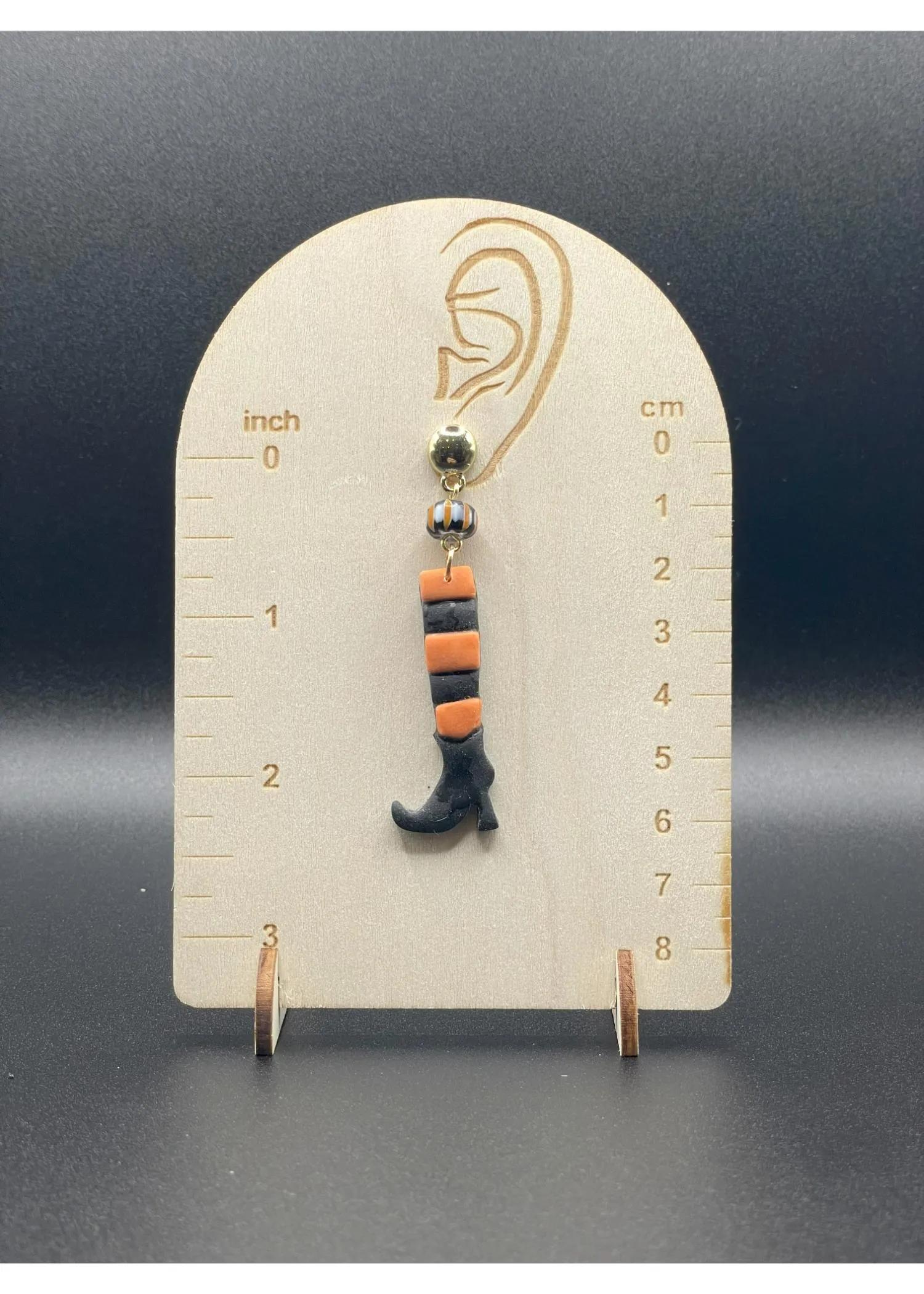 Salem Witch Stockings Dangle Earrings sold by Modcloth product image thumbnail 4
