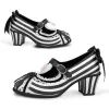 Chocolaticas® Mid Heels Katrina Women's Mary Jane Pump sold by Modcloth