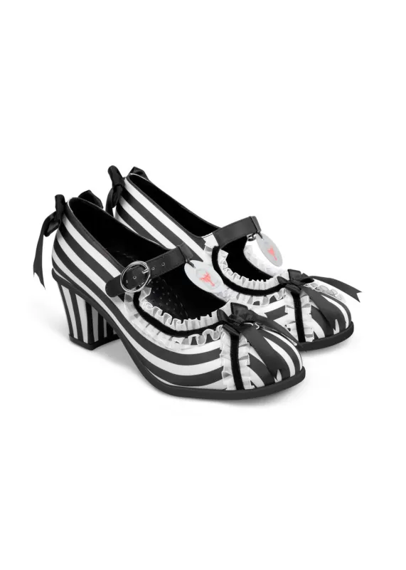 Chocolaticas® Mid Heels Katrina Women's Mary Jane Pump sold by Modcloth