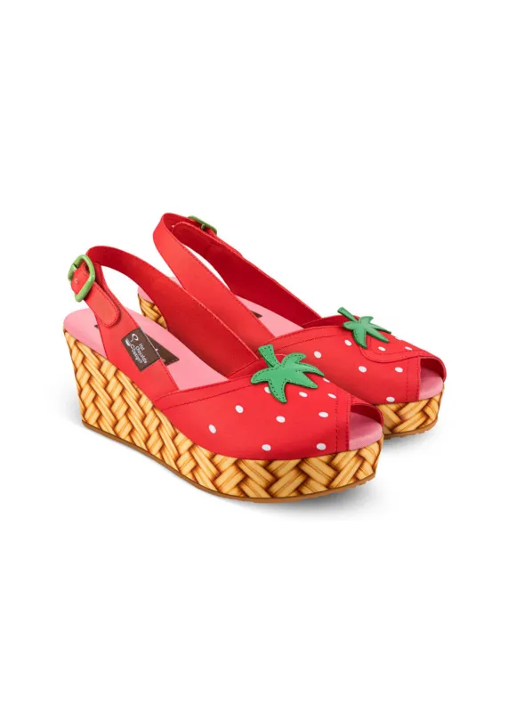 Chocolaticas® Strawbella Women's Sandal sold by Modcloth