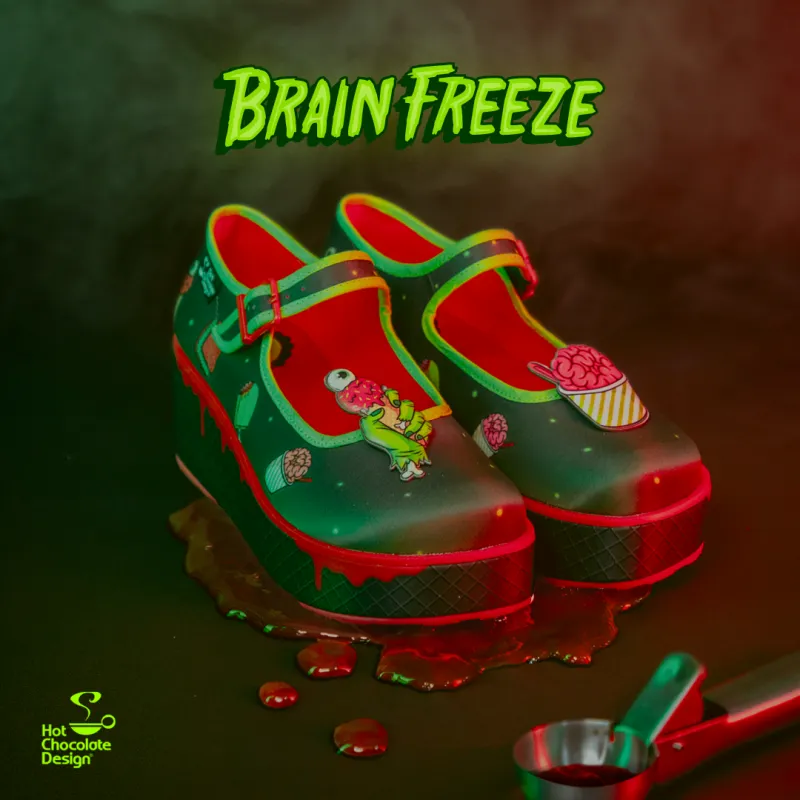 Chocolaticas® Brain Freeze Women's Mary Jane Platform sold by Modcloth