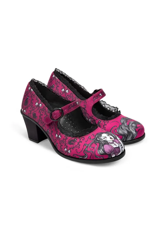 Chocolaticas® Mid Heels Carmilla Women's Mary Jane Pump sold by Modcloth