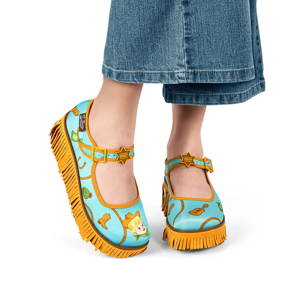 Chocolaticas® Sheriff Women's Mary Jane Platform sold by Modcloth product image thumbnail 5