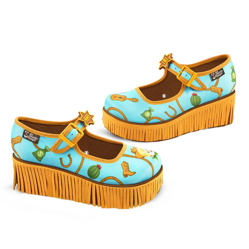 Chocolaticas® Sheriff Women's Mary Jane Platform sold by Modcloth product image thumbnail 3