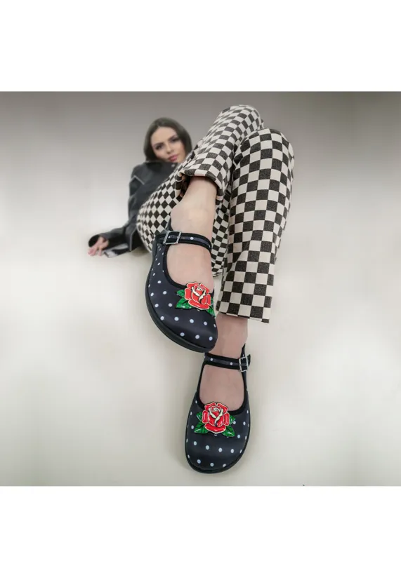 Chocolaticas® Rockabilly Women's Mary Jane Flat sold by Modcloth
