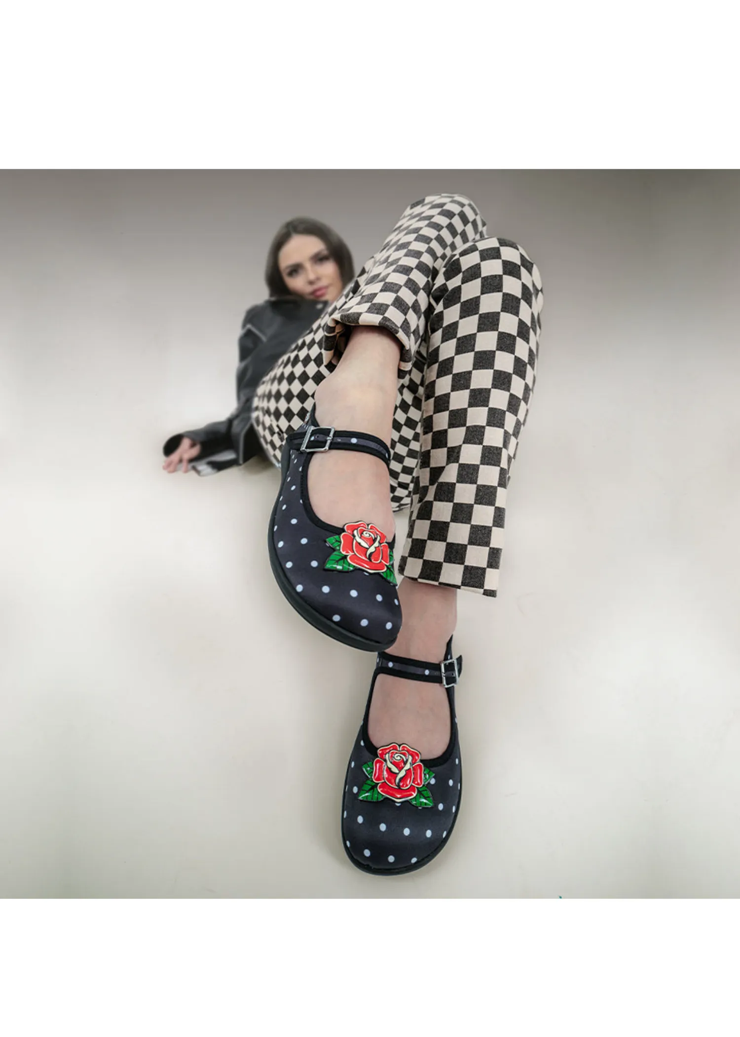 Chocolaticas® Rockabilly Women's Mary Jane Flat sold by Modcloth