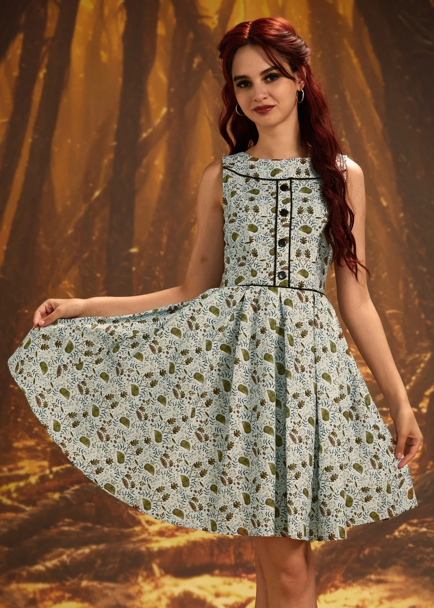 Elizabeth Dress in Hedgehogs sold by Modcloth product image thumbnail 2