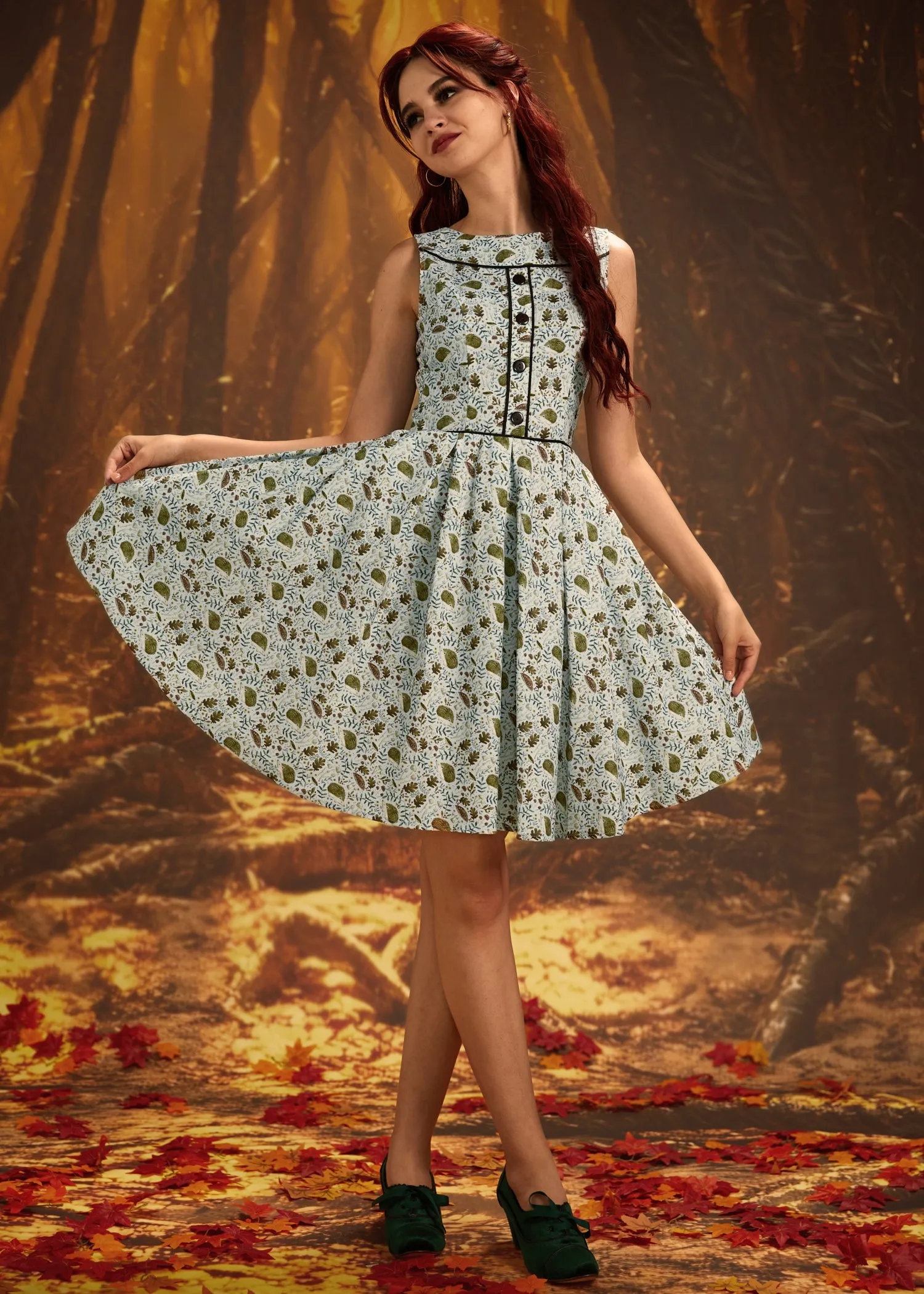 Elizabeth Dress in Hedgehogs sold by Modcloth product image thumbnail 3