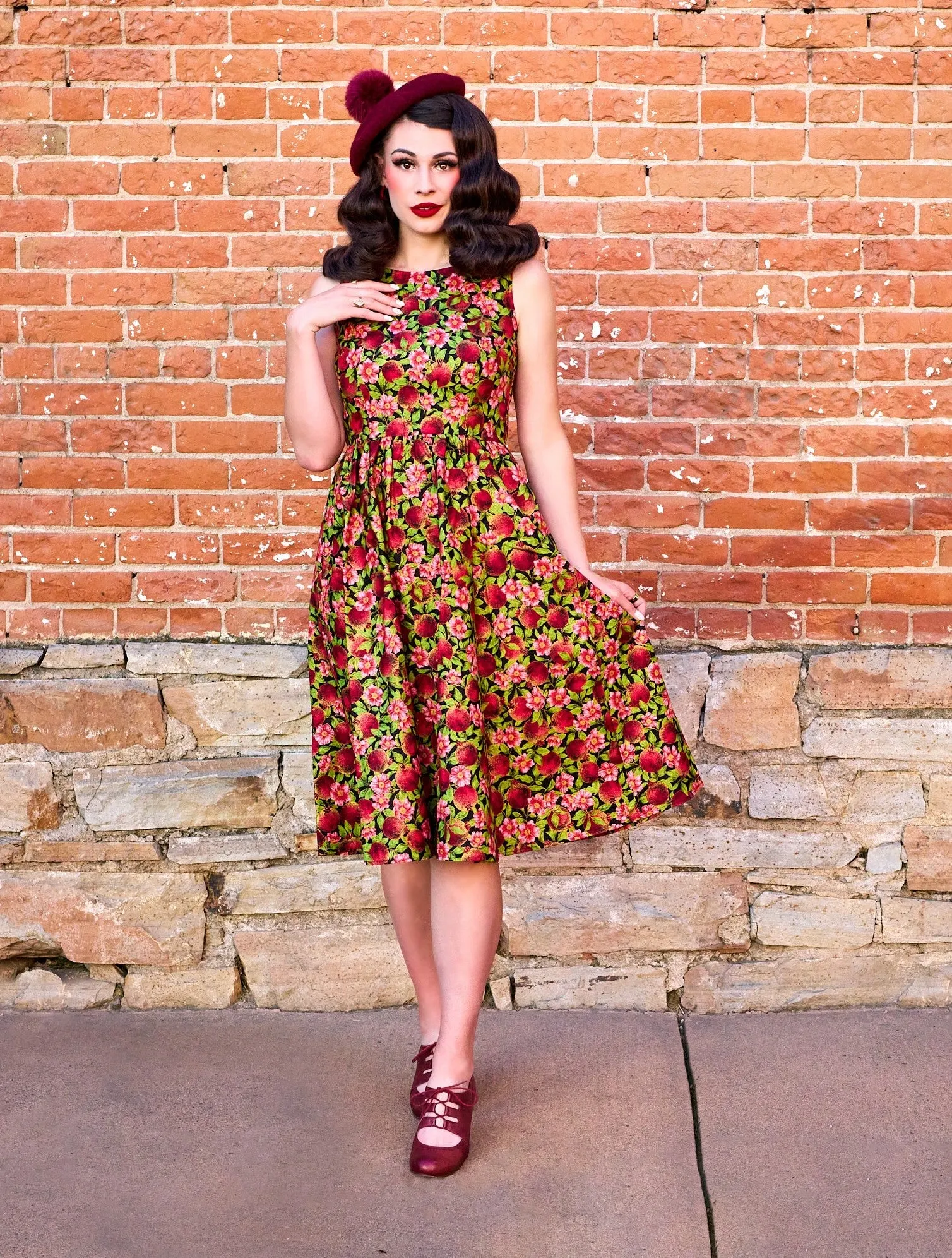 Pomegranate Midi Dress sold by Modcloth
