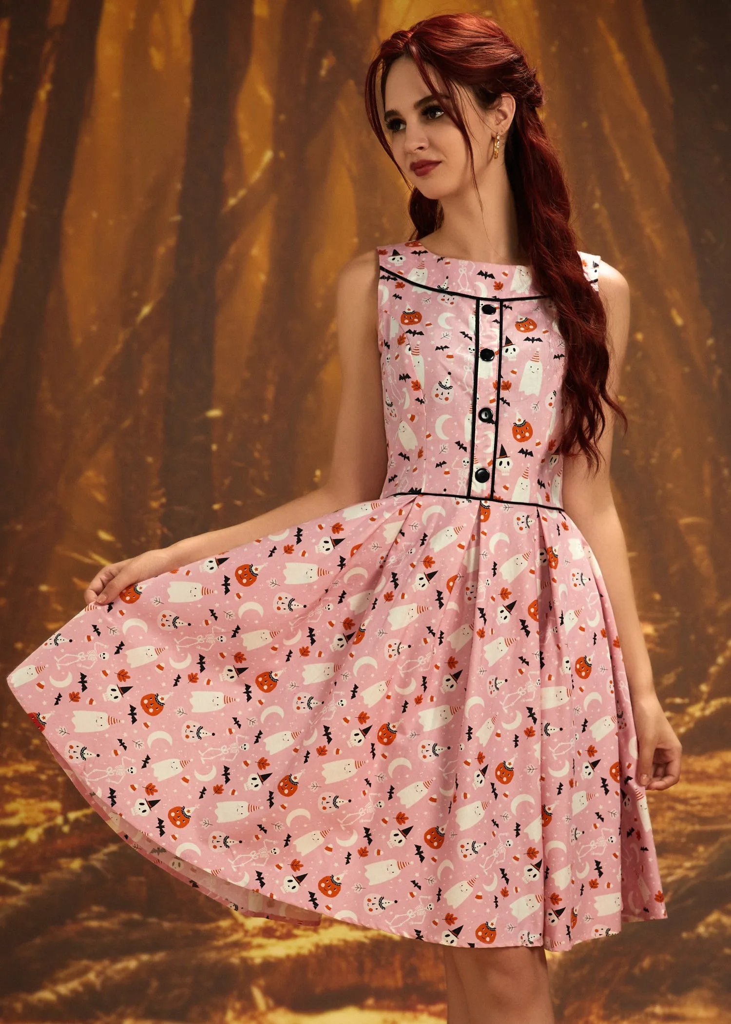 Elizabeth Dress in Pink Halloween sold by Modcloth product image thumbnail 2