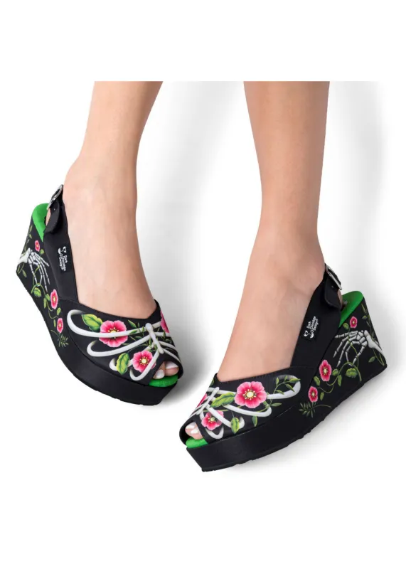 Chocolaticas® Necroflora Women's Sandal sold by Modcloth