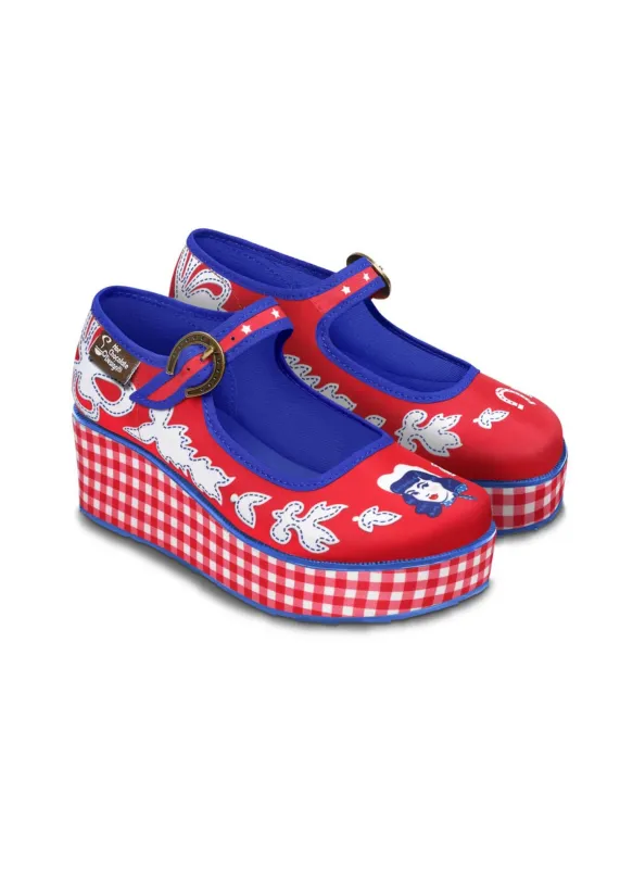 Chocolaticas® Cowgirl Women's Mary Jane Platform sold by Modcloth