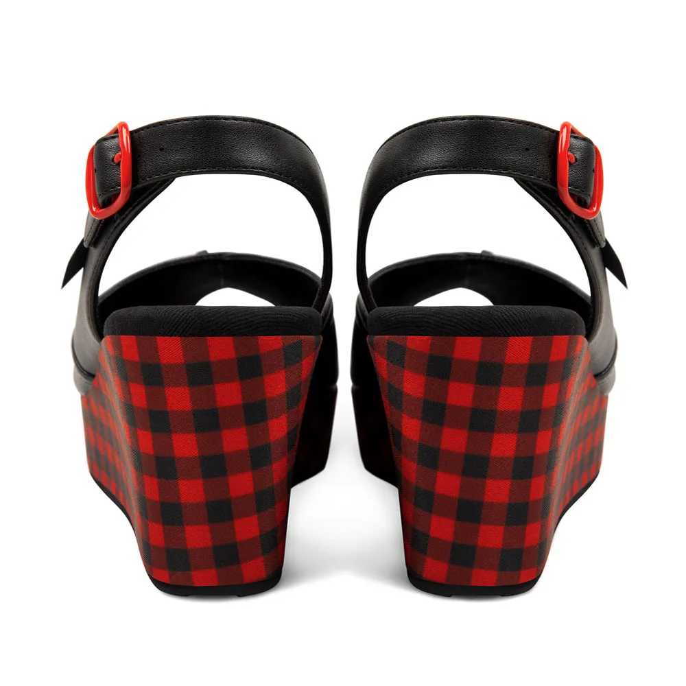 Chocolaticas® Death Cherry Women's Sandal sold by Modcloth product image thumbnail 5