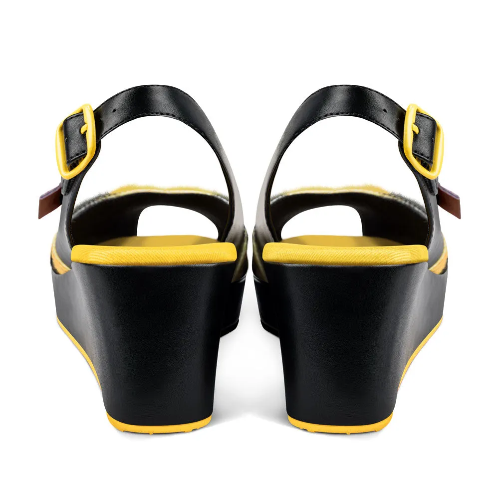 Chocolaticas® Queen Bee Women's Sandal sold by Modcloth product image thumbnail 4