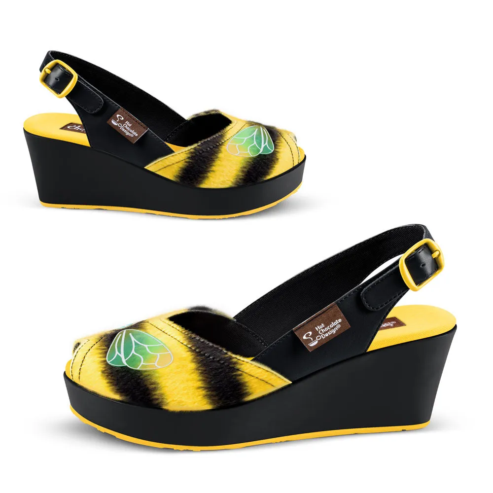 Chocolaticas® Queen Bee Women's Sandal sold by Modcloth product image thumbnail 3