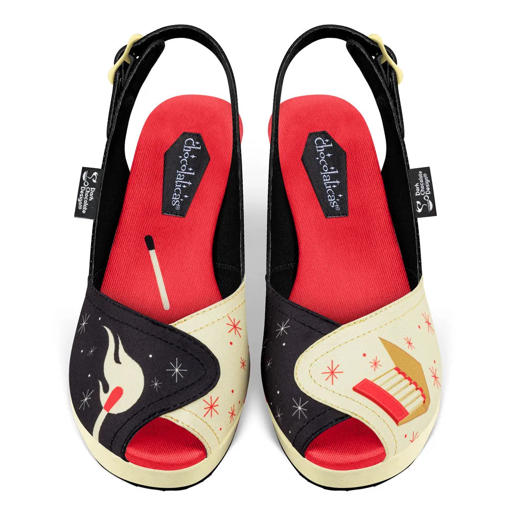 Chocolaticas® She's On Fire Women's Sandal sold by Modcloth product image thumbnail 2