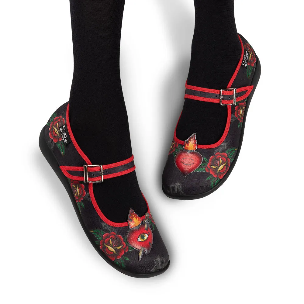 Chocolaticas® Heart Women's Mary Jane Flat sold by Modcloth product image thumbnail 4