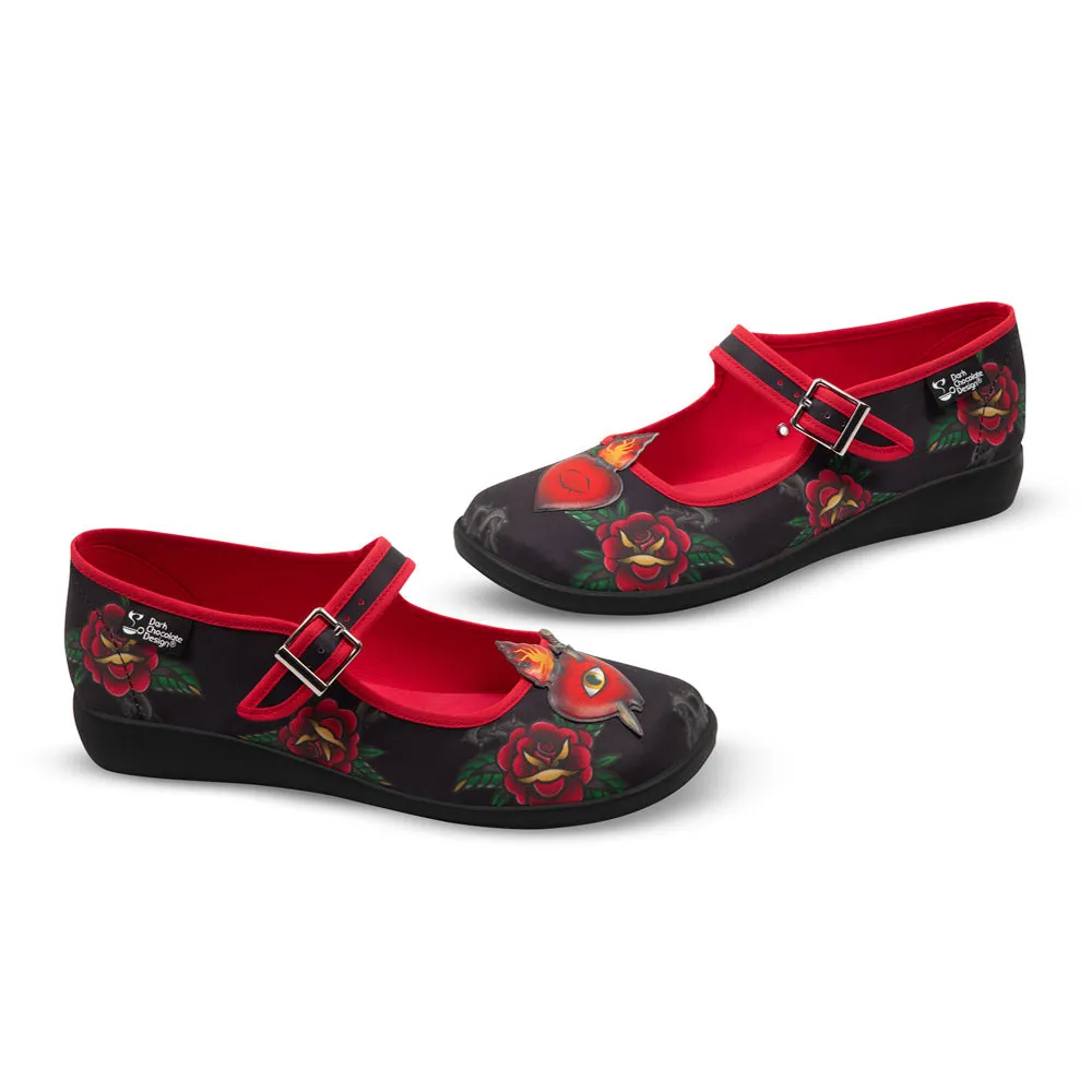 Chocolaticas® Heart Women's Mary Jane Flat sold by Modcloth product image thumbnail 3