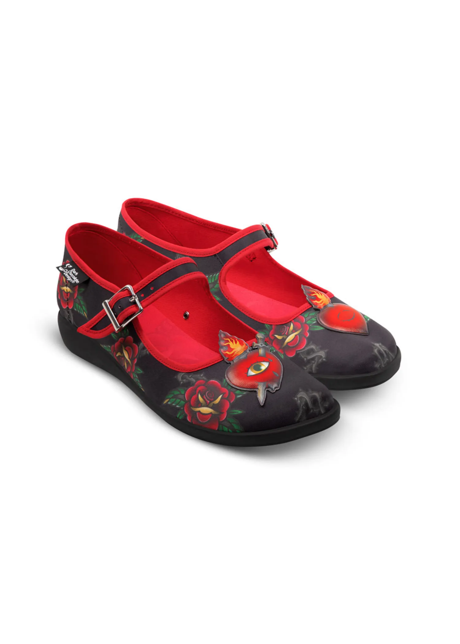 Chocolaticas® Heart Women's Mary Jane Flat sold by Modcloth