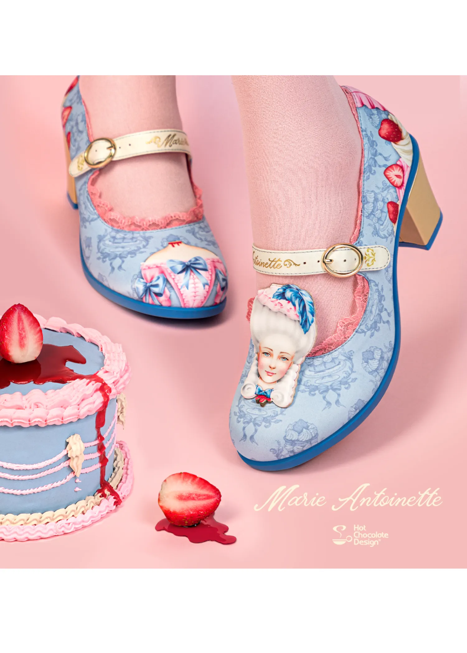 Chocolaticas® Mid Heels Marie Antoinette 3 Women's Mary Jane Pump sold by Modcloth