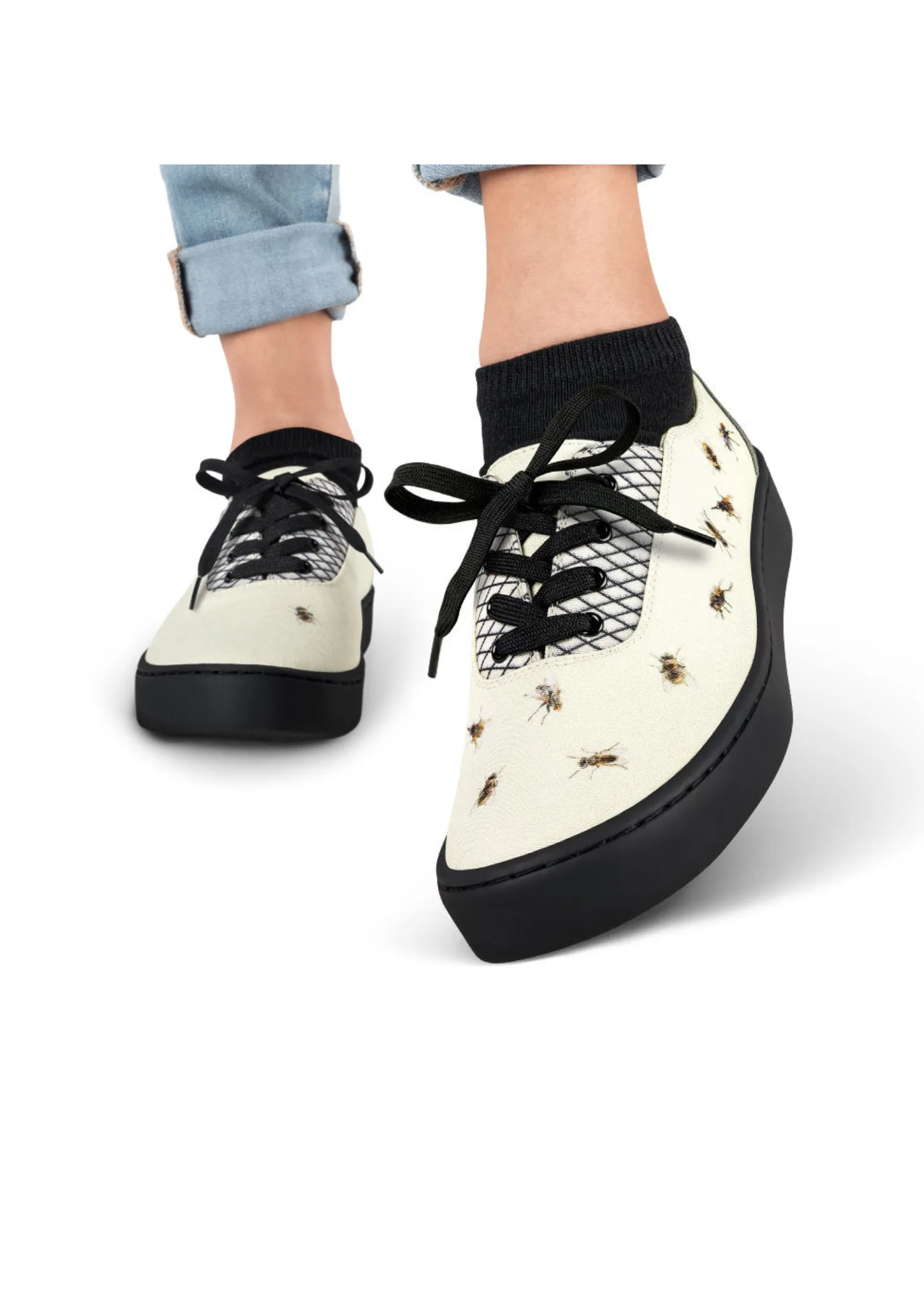 Buzzing Casual Sneaker sold by Modcloth