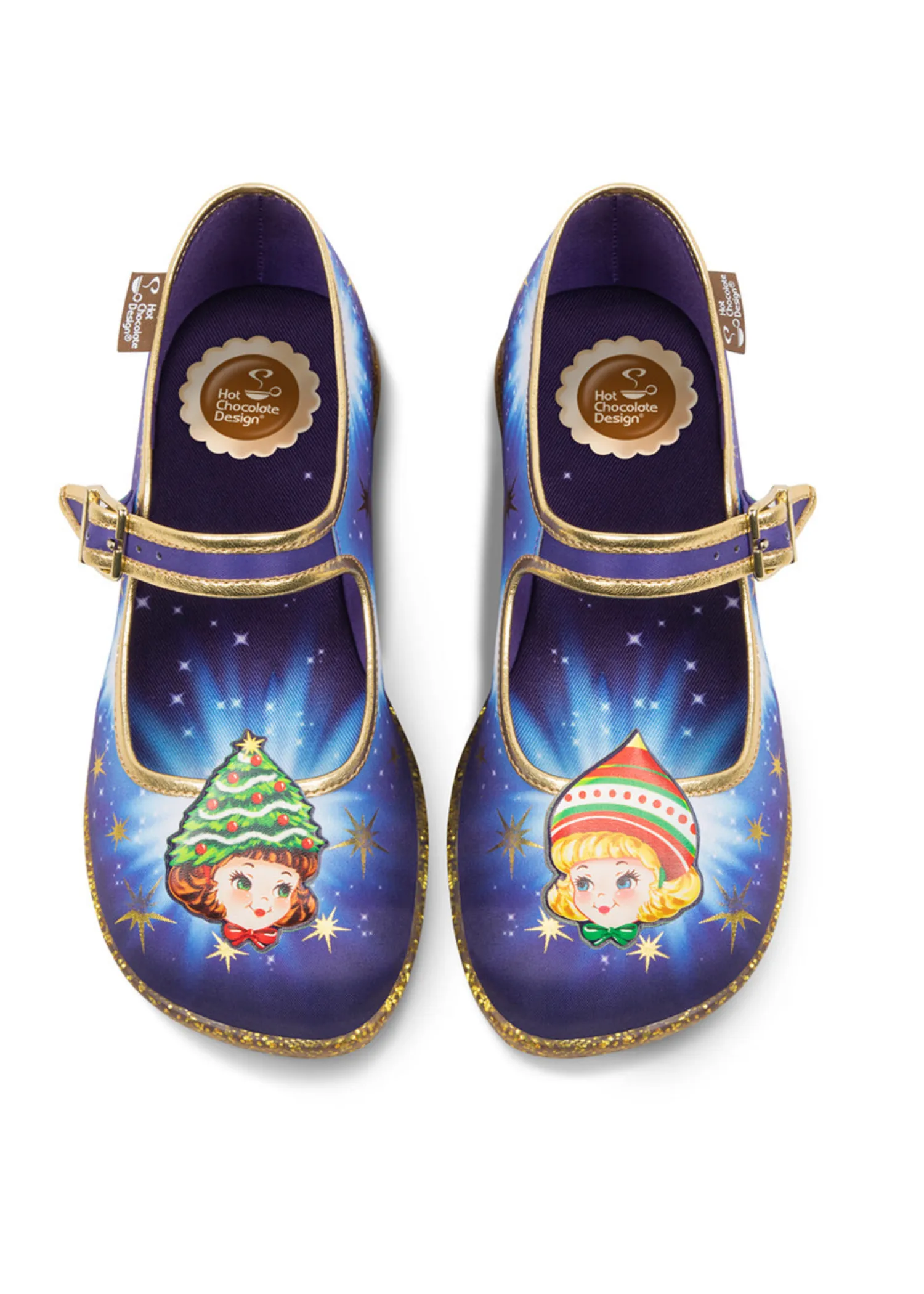 Chocolaticas® Jolly Sisters Women's Mary Jane Flat sold by Modcloth