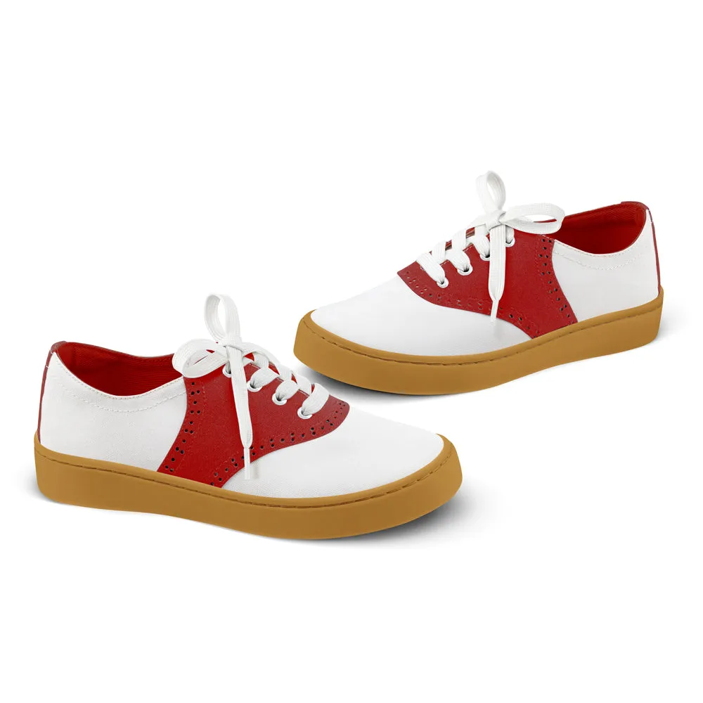 Saddle Casual Sneaker - Red sold by Modcloth product image thumbnail 3