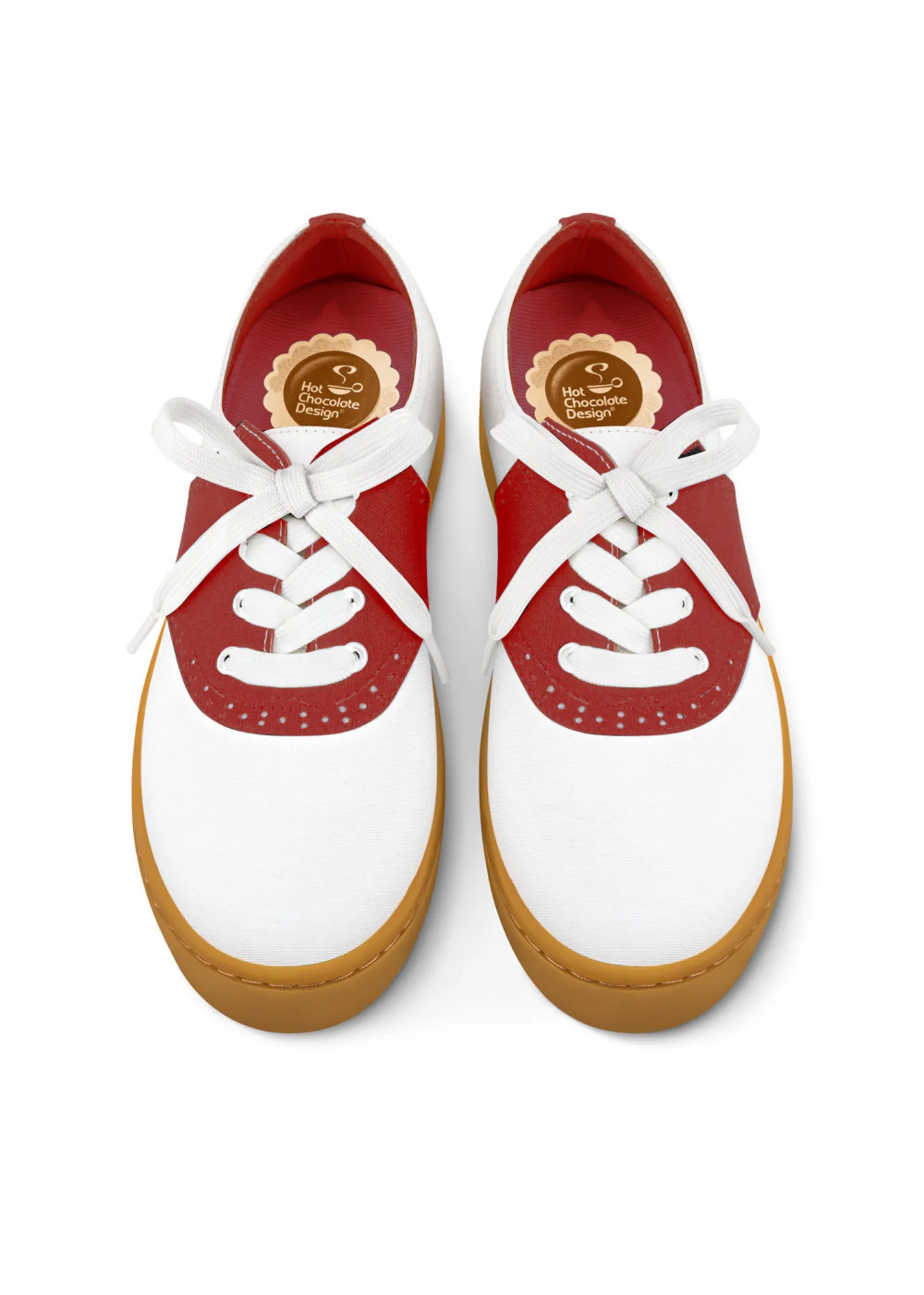 Saddle Casual Sneaker - Red sold by Modcloth