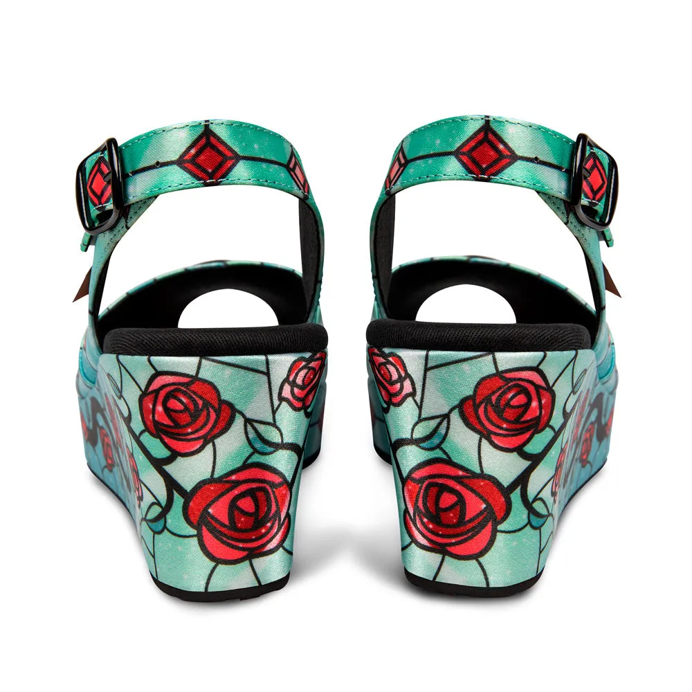 Chocolaticas® Stained Roses Women's Sandal sold by Modcloth product image thumbnail 4