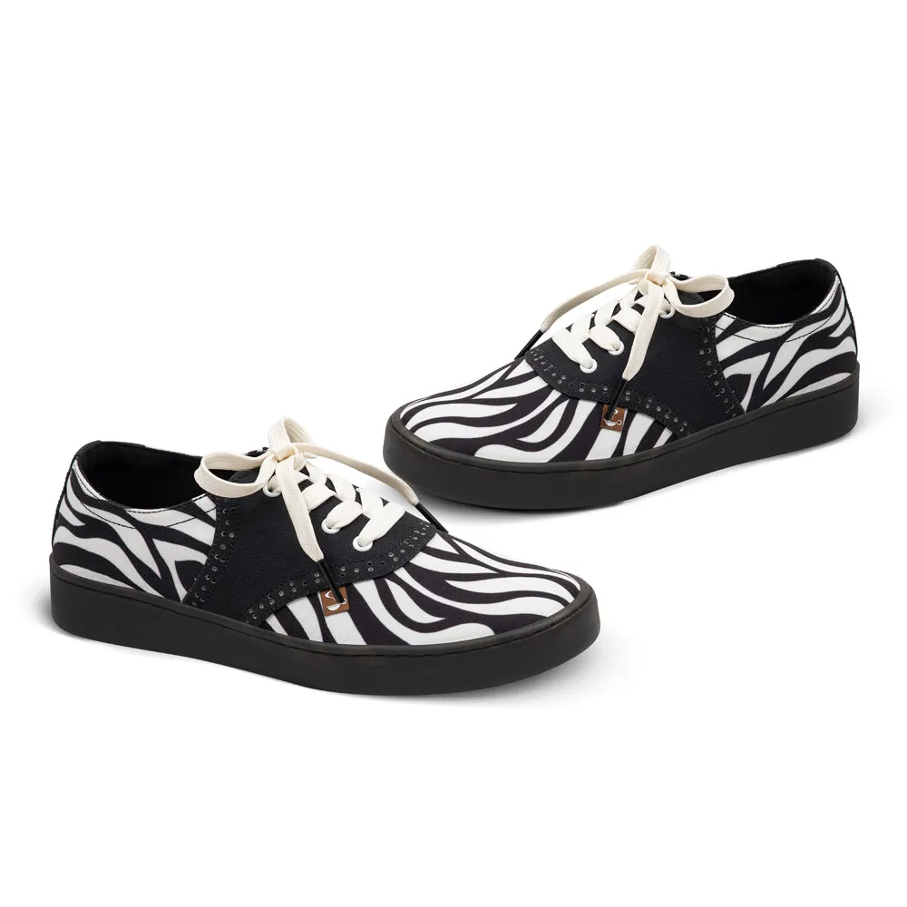 Saddle Casual Sneaker - Zebra sold by Modcloth product image thumbnail 3
