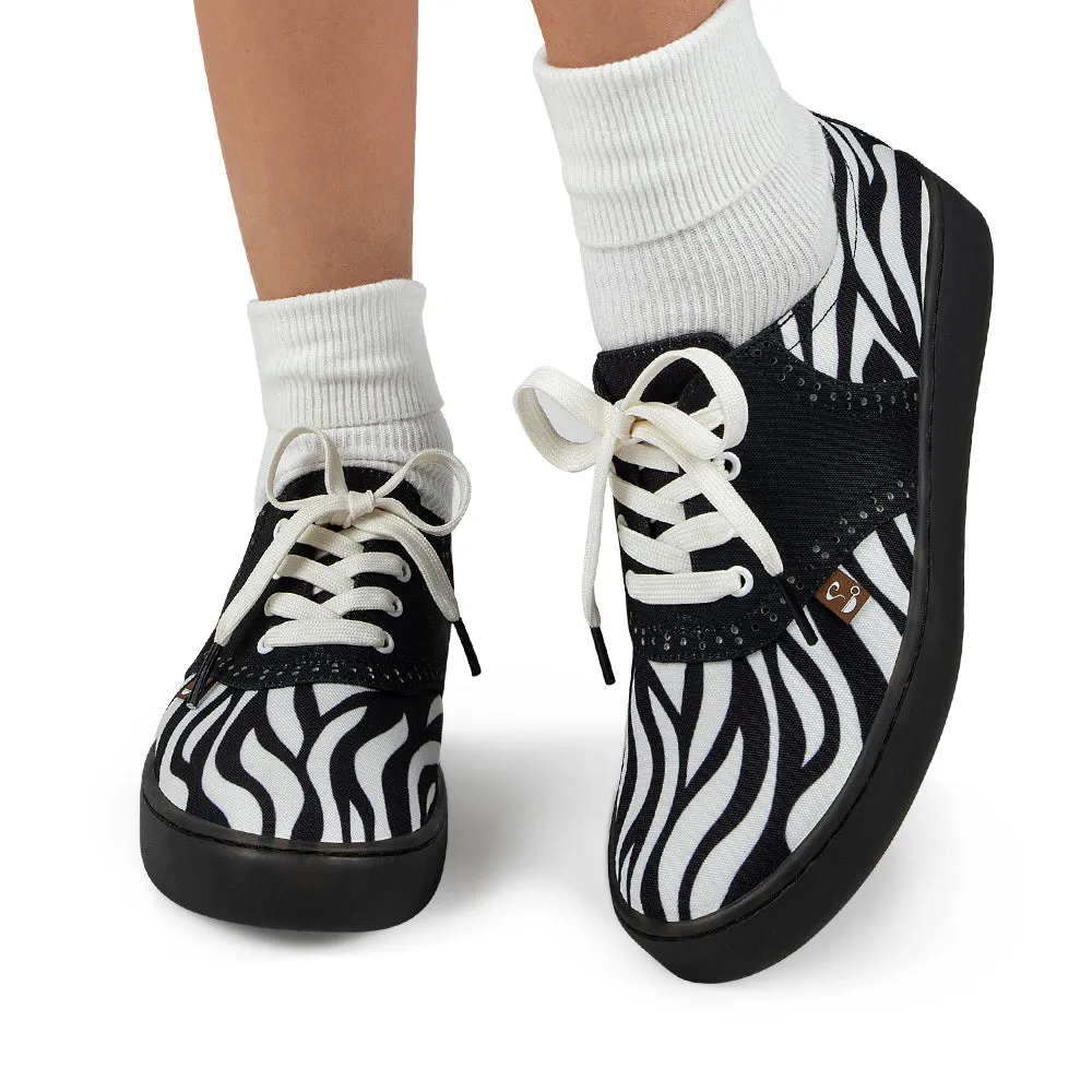 Saddle Casual Sneaker - Zebra sold by Modcloth product image thumbnail 4