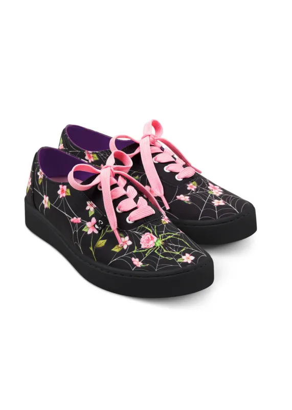 Spider Blossom Casual Sneaker sold by Modcloth