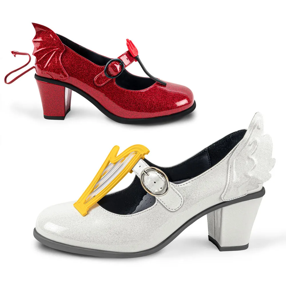 Chocolaticas® Mid Heels Angel & Demon Women's Mary Jane Pump sold by Modcloth product image thumbnail 5