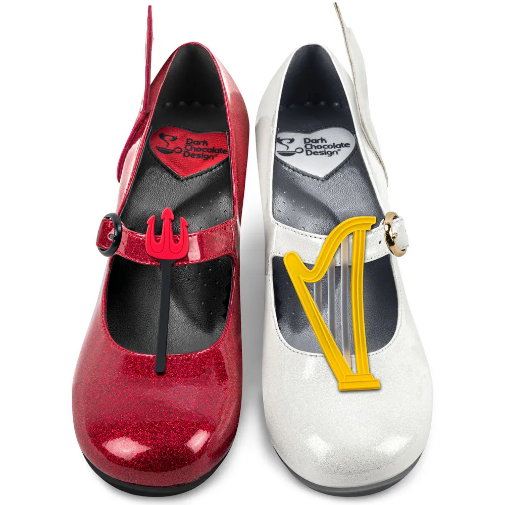 Chocolaticas® Mid Heels Angel & Demon Women's Mary Jane Pump sold by Modcloth product image thumbnail 3