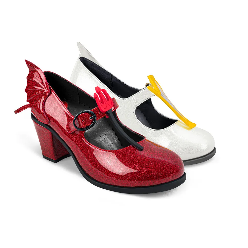 Chocolaticas® Mid Heels Angel & Demon Women's Mary Jane Pump sold by Modcloth product image thumbnail 2