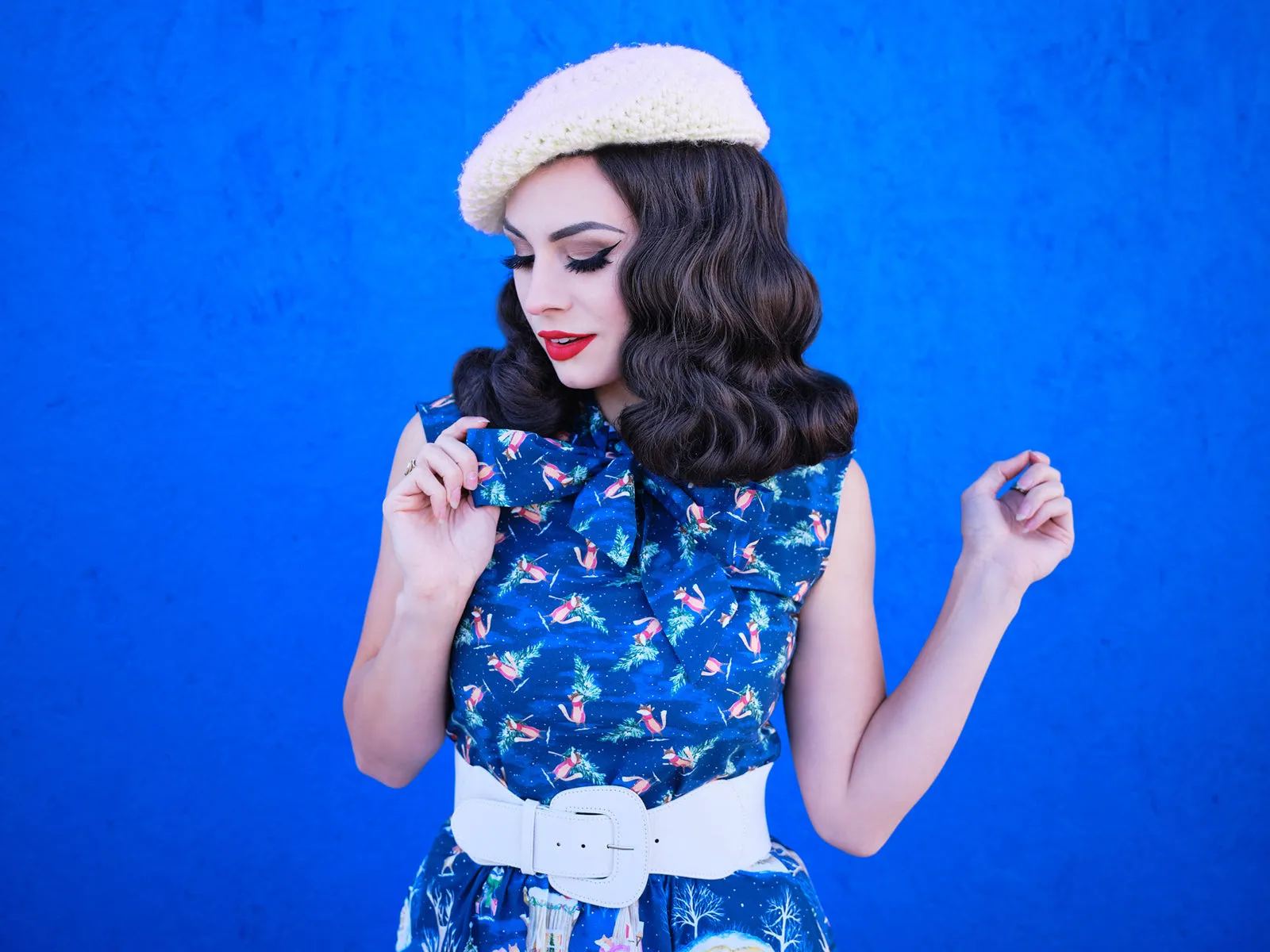 Festive Fox Bow Top sold by Modcloth product image thumbnail 4