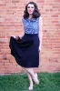 Mushrooms Bow Top sold by Modcloth