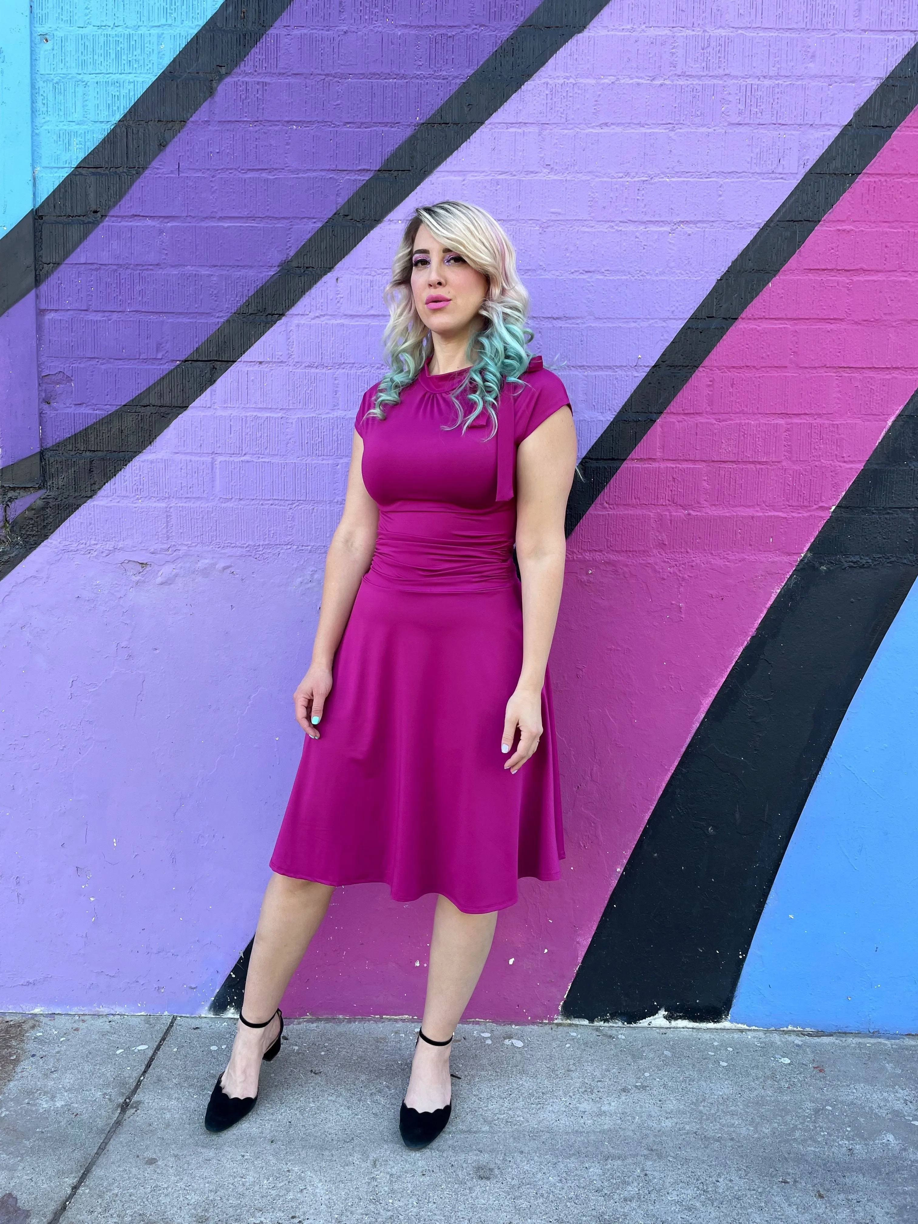 Bombshell Dress in Magenta sold by Modcloth product image thumbnail 2