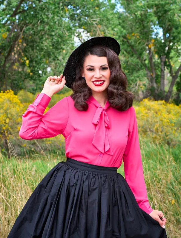 Helen Retro Blouse in Pink sold by Modcloth