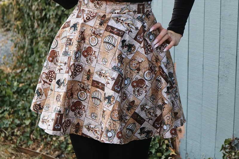 Steampunk Skater Skirt (Final Sale) sold by Modcloth product image thumbnail 3
