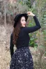Black Mock Neck Top sold by Modcloth