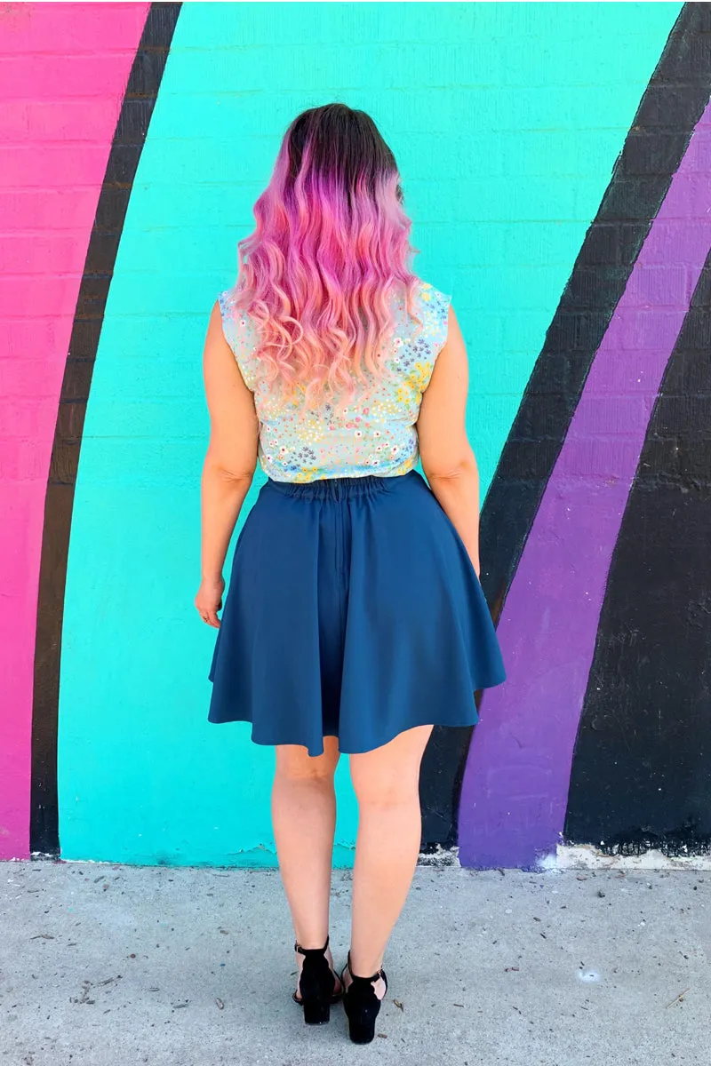 Ocean Blue Skater Skirt sold by Modcloth product image thumbnail 4