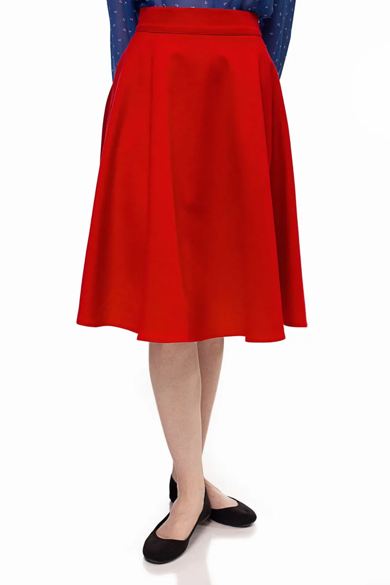 Charlotte Skirt in Red sold by Modcloth product image thumbnail 5