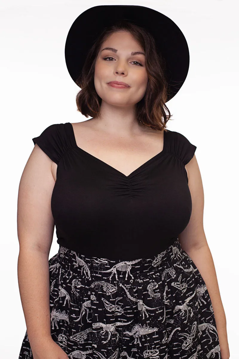 Isabel Top in Black sold by Modcloth