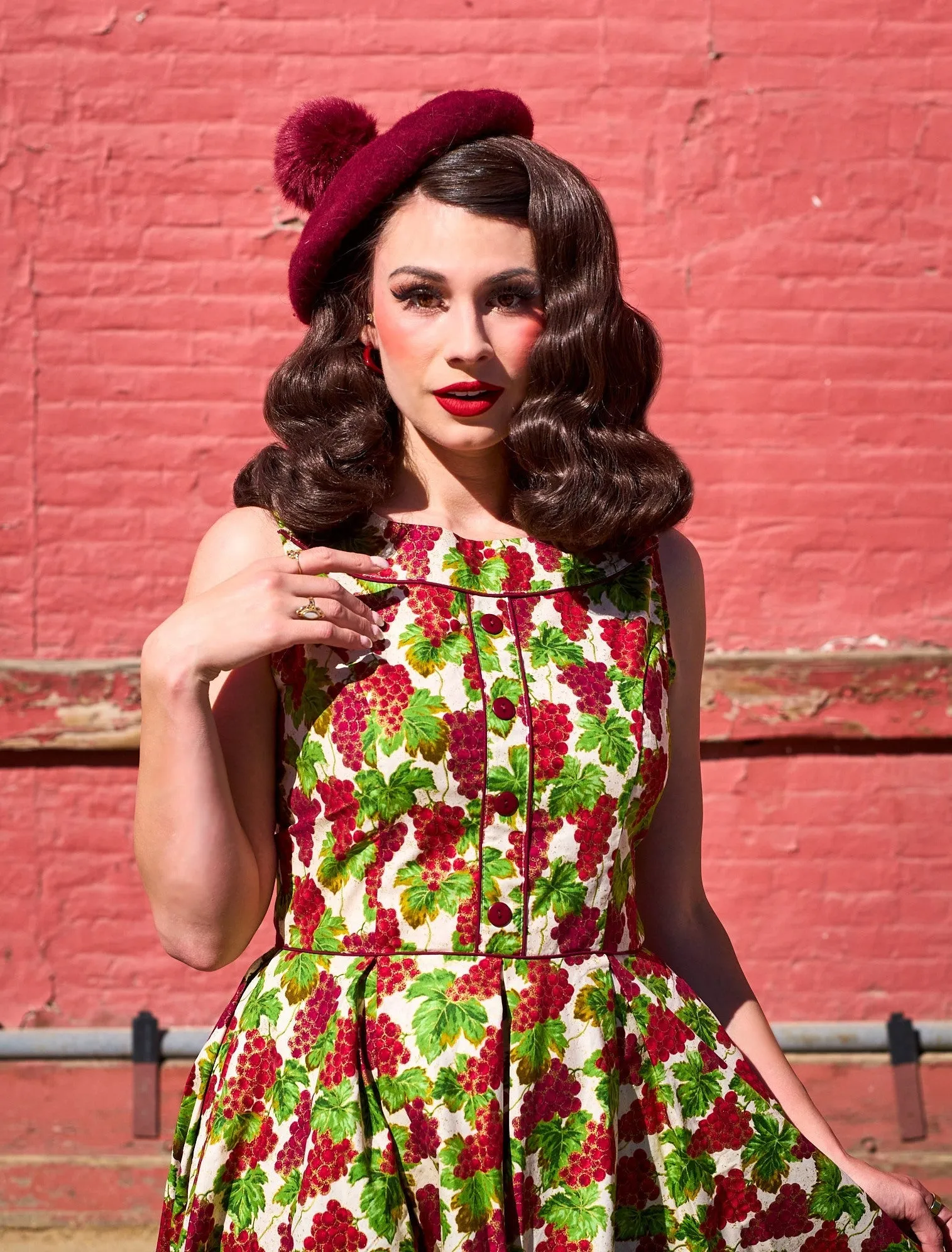 Elizabeth Dress in Grapes sold by Modcloth product image thumbnail 3