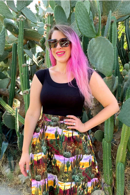 Desert Dreams A-line Skirt sold by Modcloth
